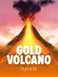 gold volcano slot logo