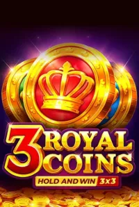 3 royal coins  hold and win - logo